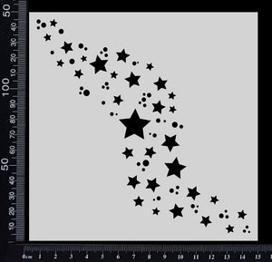 Star Trail - B - Stencil - 150mm x 150mm