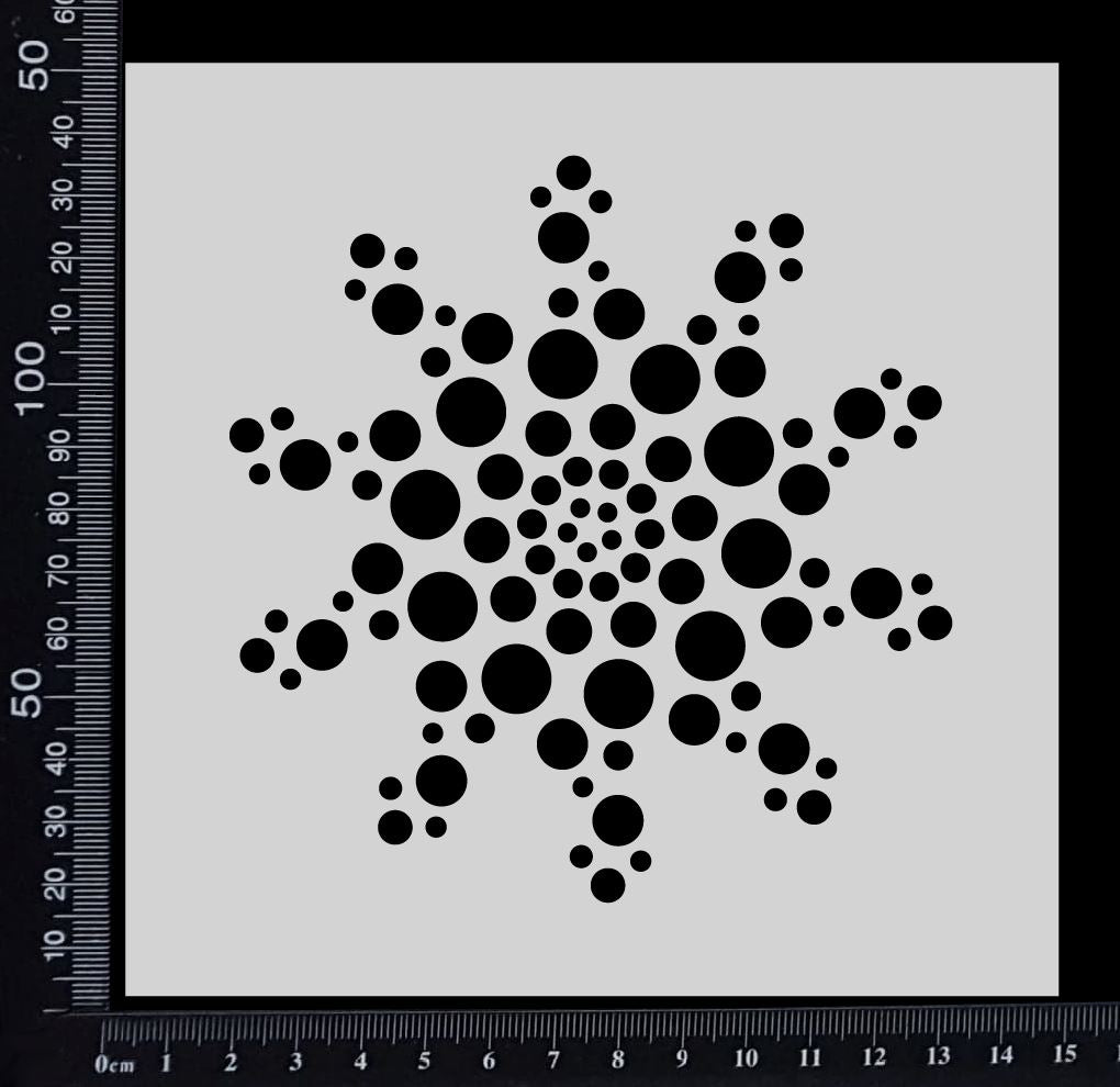 Star Urchin - Stencil - 150mm x 150mm