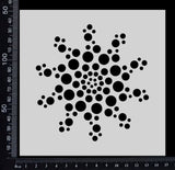 Star Urchin - Stencil - 150mm x 150mm