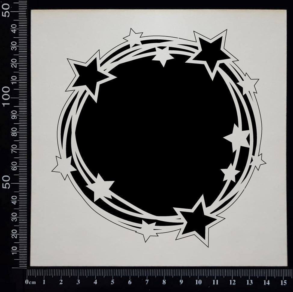 Star Frame - A - White Chipboard