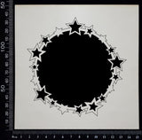 Star Frame - D - White Chipboard
