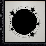 Star Frame - E - White Chipboard