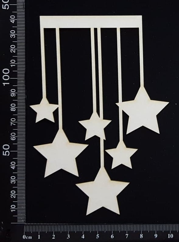 Star Strings - White Chipboard