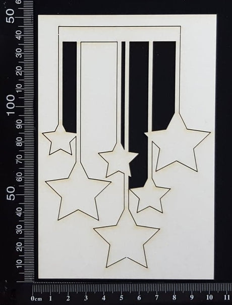 Star Strings - White Chipboard