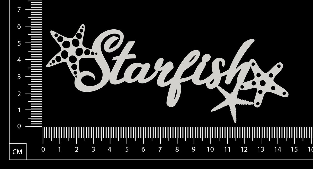 Starfish - White Chipboard