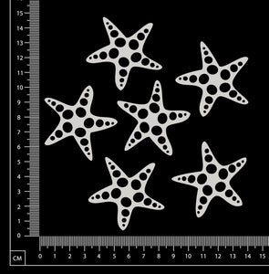 Starfish Set - D - White Chipboard