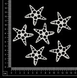 Starfish Set - D - White Chipboard