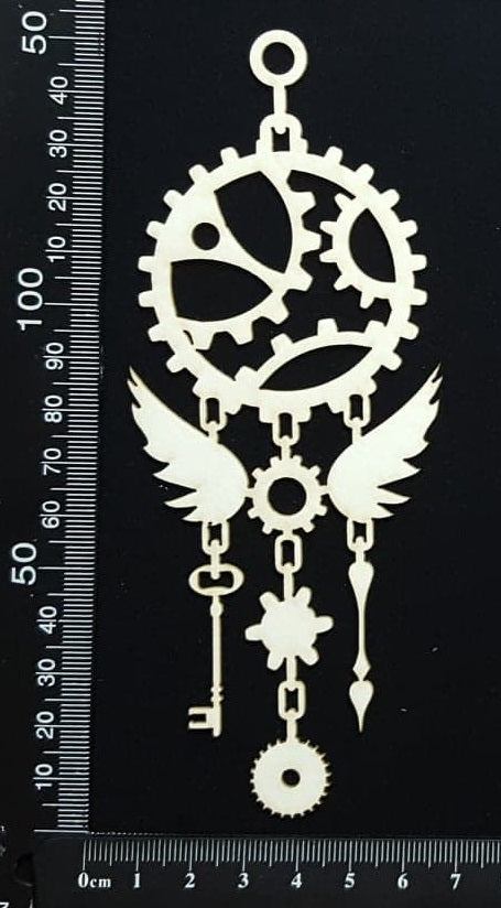 Dreampunk Dreamcatcher - B - White Chipboard