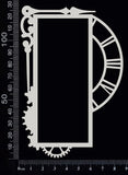 Steampunk Frame - H - White Chipboard
