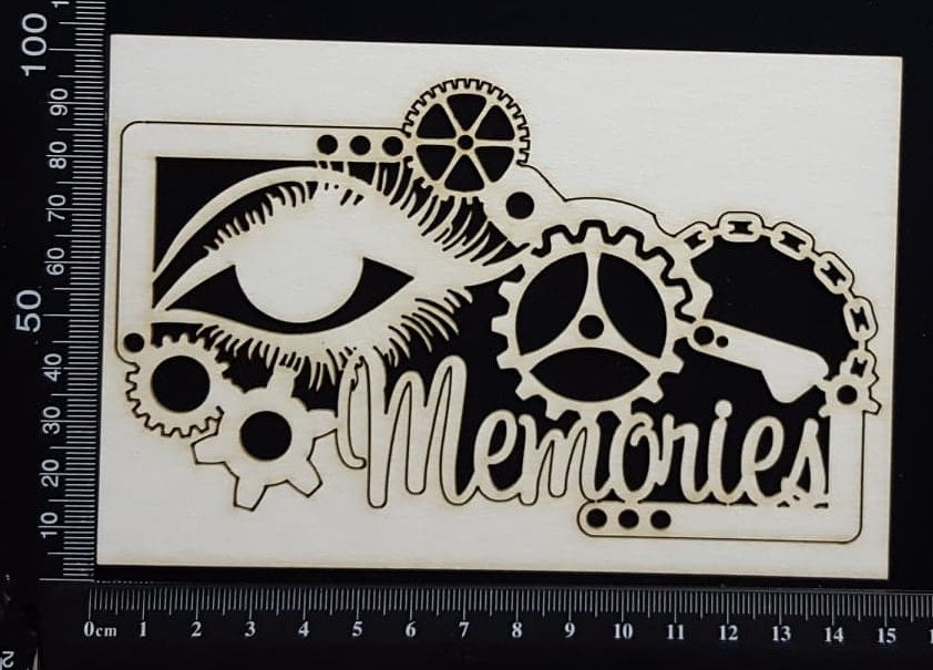 Steampunk Memories - White Chipboard