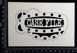 Steampunk Title Plate - FC - Case File - White Chipboard