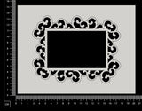 Stephanie Frame - Rectangle - Large - White Chipboard