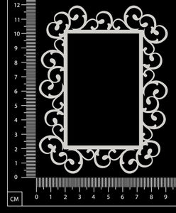 Stephanie Frame - Rectangle - Small - White Chipboard