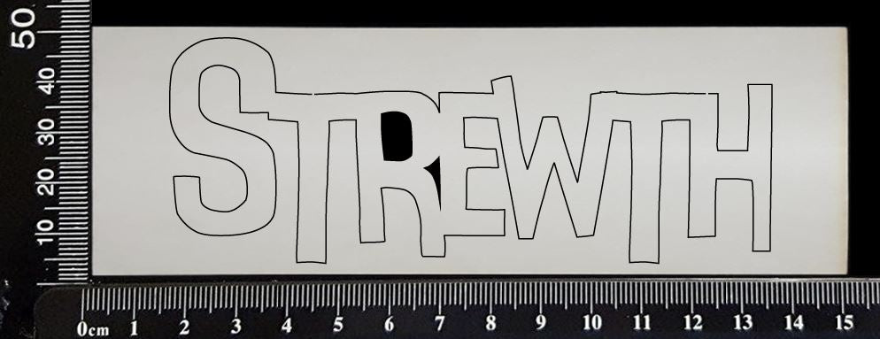 Strewth - B - White Chipboard