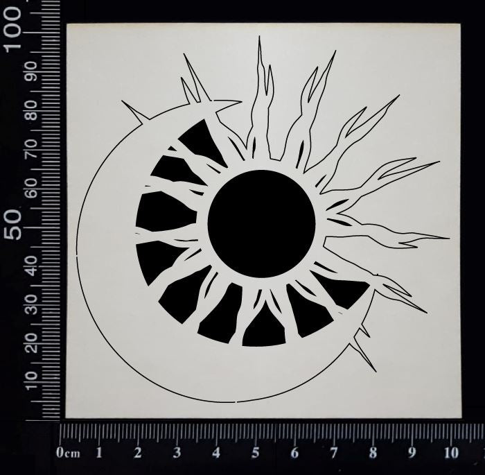 Sun and Moon - White Chipboard