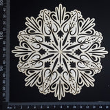 Sundial Doily - Medium - White Chipboard