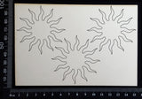 Suns Set - White Chipboard