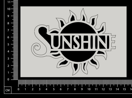 Sunshine - White Chipboard