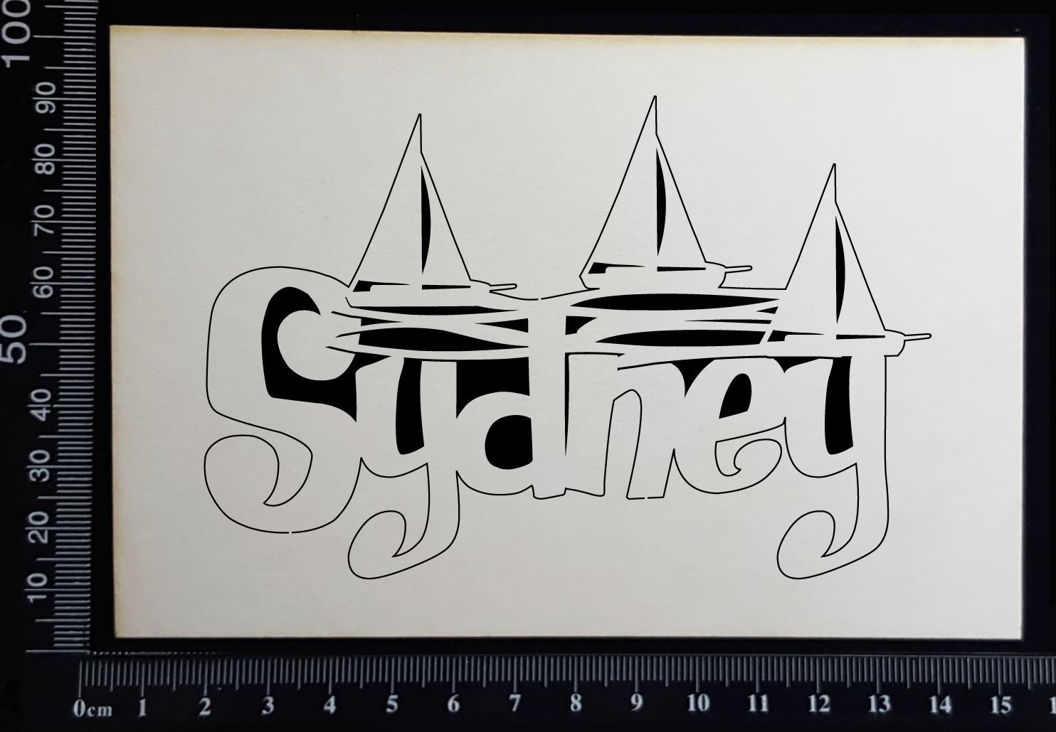 Sydney - B - White Chipboard