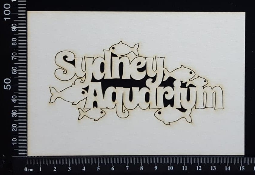 Sydney Aquarium - White Chipboard