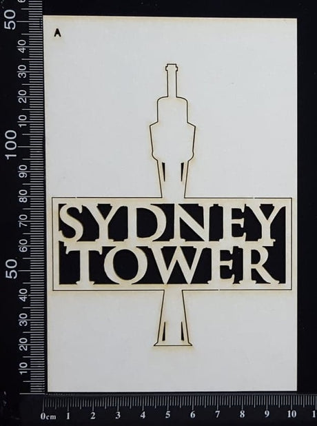 Sydney Tower - A - White Chipboard