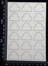 Tabs Set - A - White Chipboard