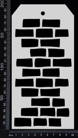 Tag Stencil - Bricks - 100mm x 200mm