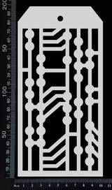 Tag Stencil - Circuitry - 100mm x 200mm