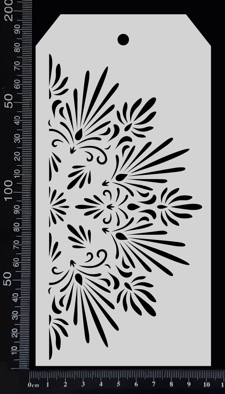 Tag Stencil - Kaleidoscope - 100mm x 200mm