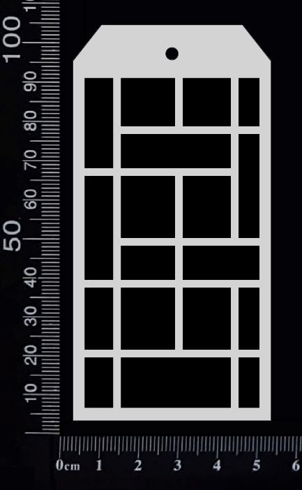 Tag Stencil - Mixed Rectangles - 50mm x 100mm