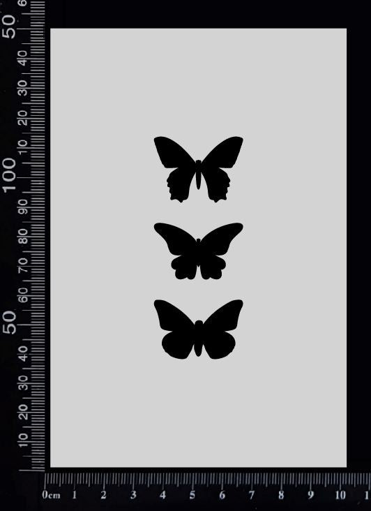 Tag of Elements Butterflies - CF - Stencil - 100mm x 150mm