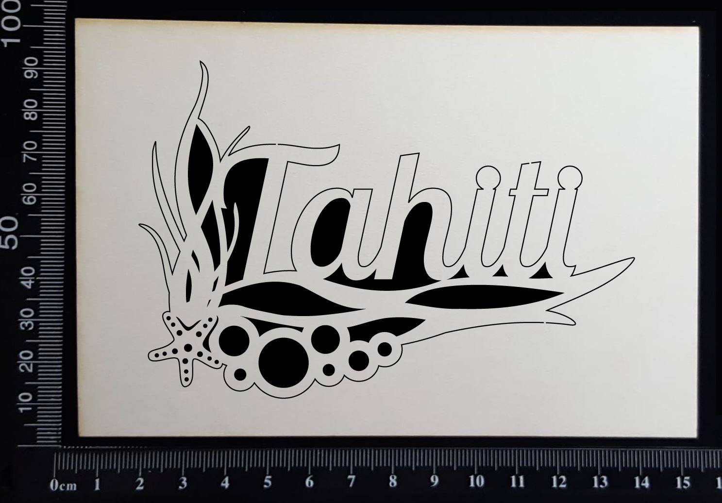 Tahiti - B - White Chipboard