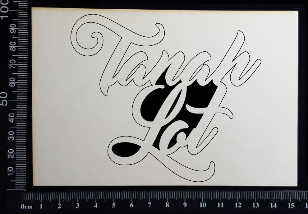 Tanah Lot - B - White Chipboard