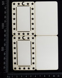Tarot Card Set - D - Layering Set - Small - White Chipboard