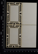 Tarot Card Set - H - Layering Set - Small - White Chipboard