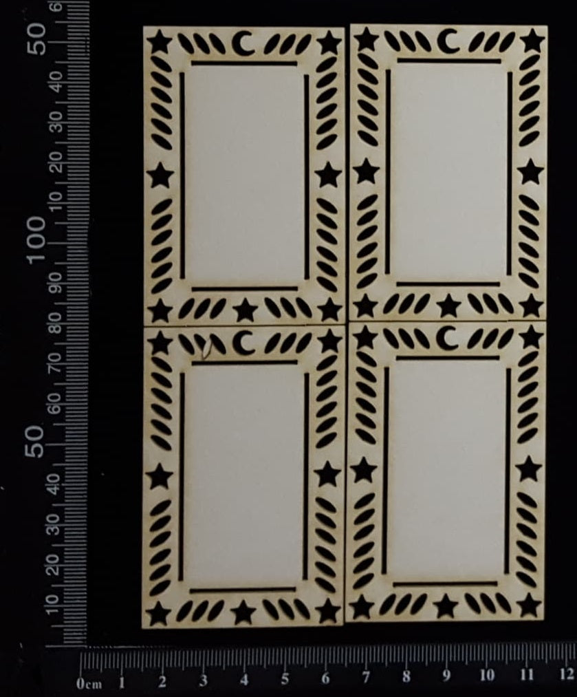 Tarot Card Set - L - Small - White Chipboard