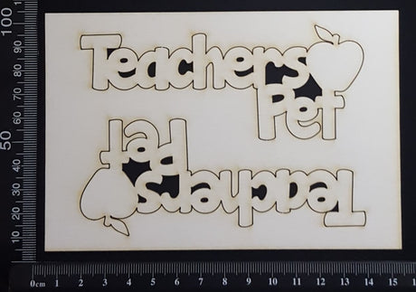 Teachers Pet - AB - Set of 2 - Small - White Chipboard