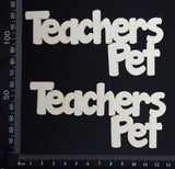 Teachers Pet - BB - Set of 2 - White Chipboard