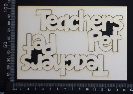 Teachers Pet - BB - Set of 2 - White Chipboard