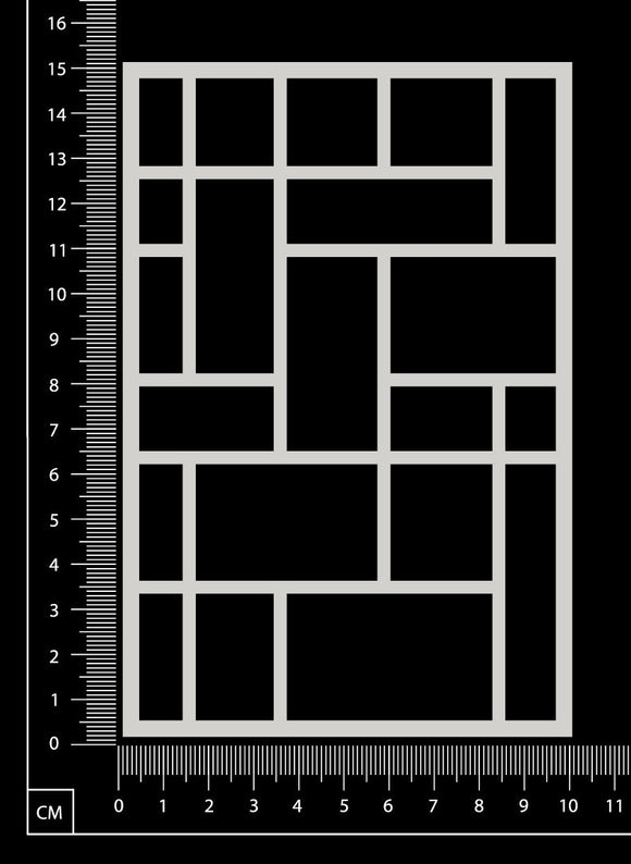 Tessellation Mesh - AB - White Chipboard