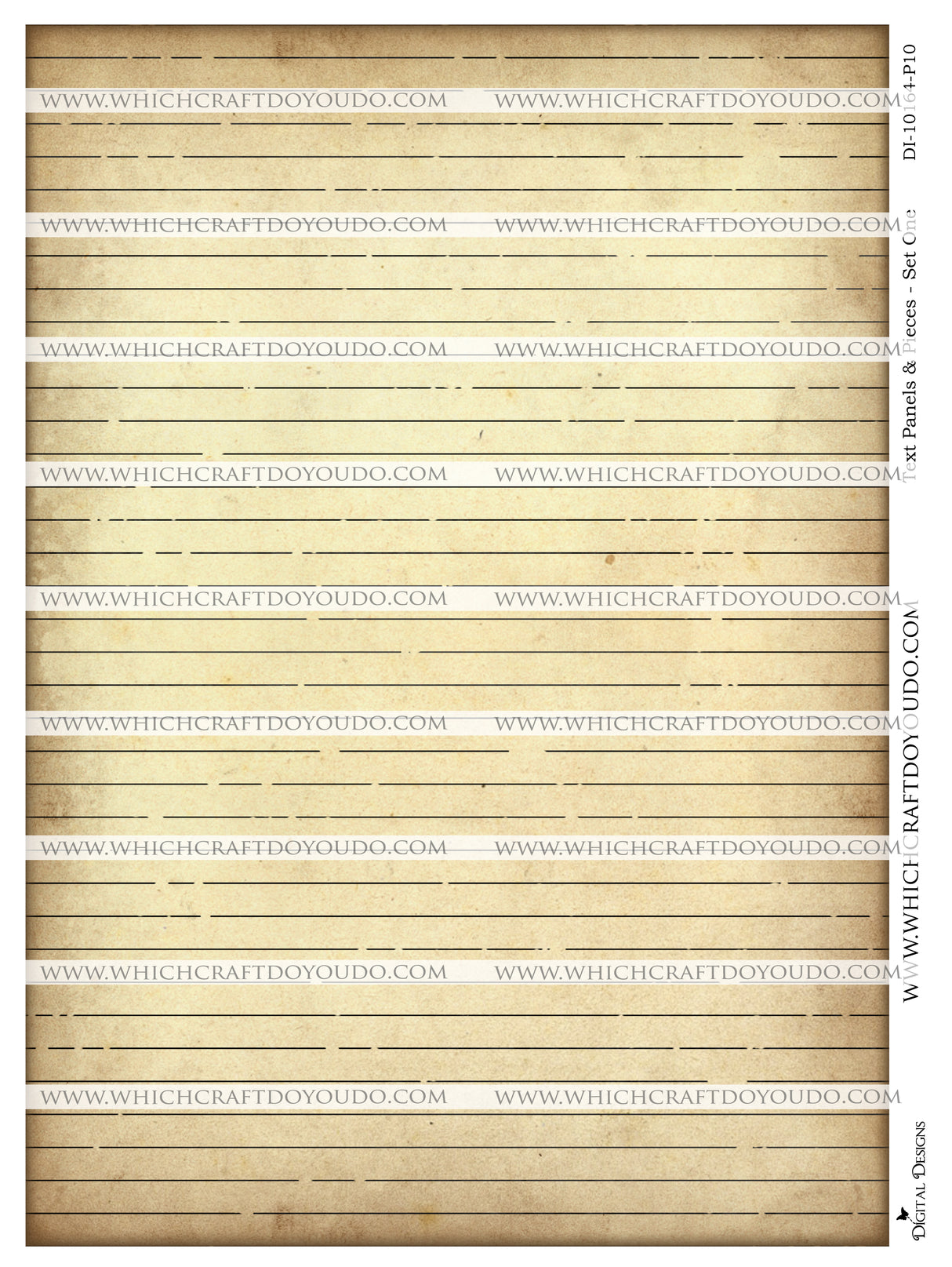 Text Panels & Pieces - Set One - DI-10164 - Digital Download