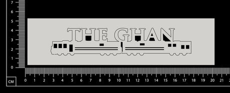 The Ghan - White Chipboard