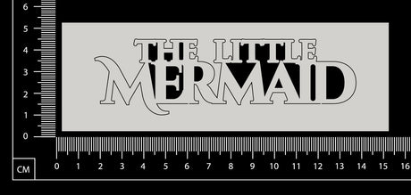 The Little Mermaid - B - White Chipboard