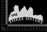 The Three Sisters - A - White Chipboard