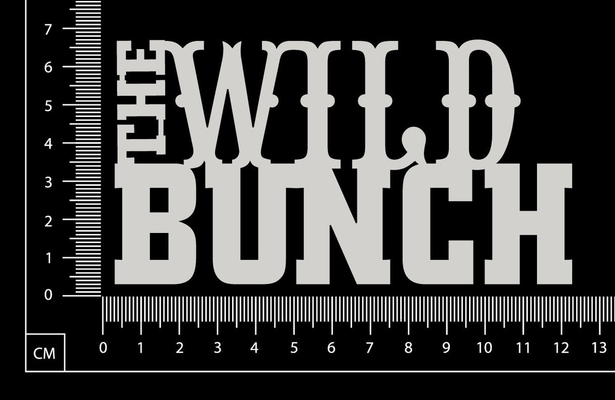 The Wild Bunch - White Chipboard