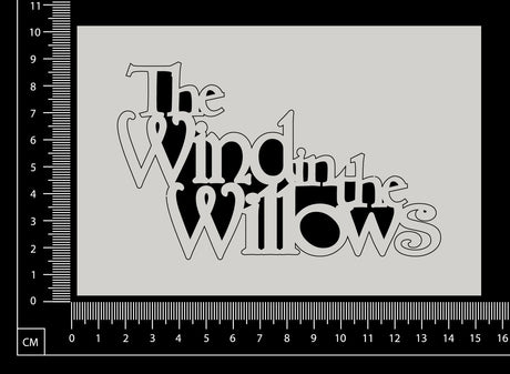 The Wind in the Willows - White Chipboard