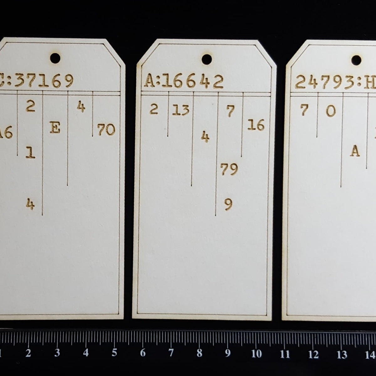 The Collector Tag Set - Small - Ledger - White Chipboard – Whichcraft ...