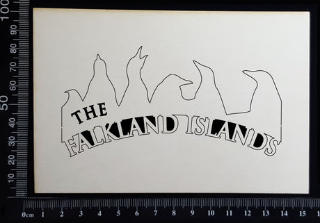 The Falkland Islands - White Chipboard