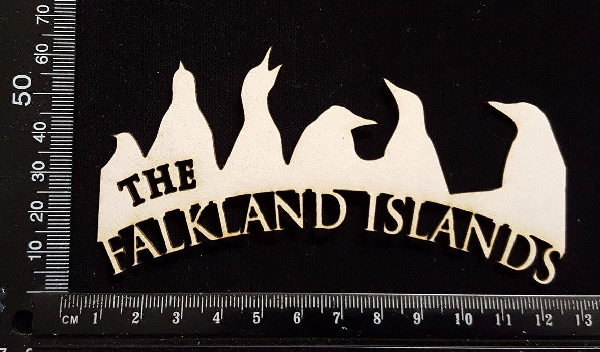 The Falkland Islands - White Chipboard
