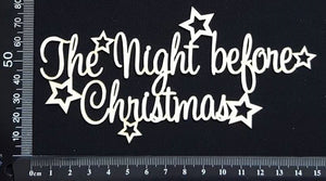 The Night Before Christmas - White Chipboard